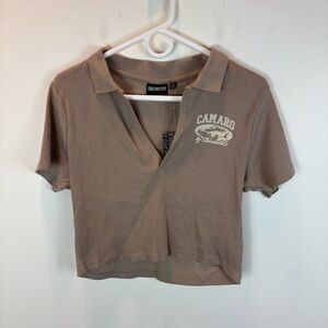 CHEMISTRY Chevrolet Camaro Crop Top Shirt